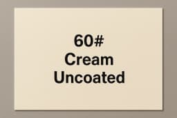 60# Cream-Uncoated