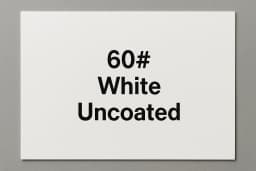 60# White-Uncoated